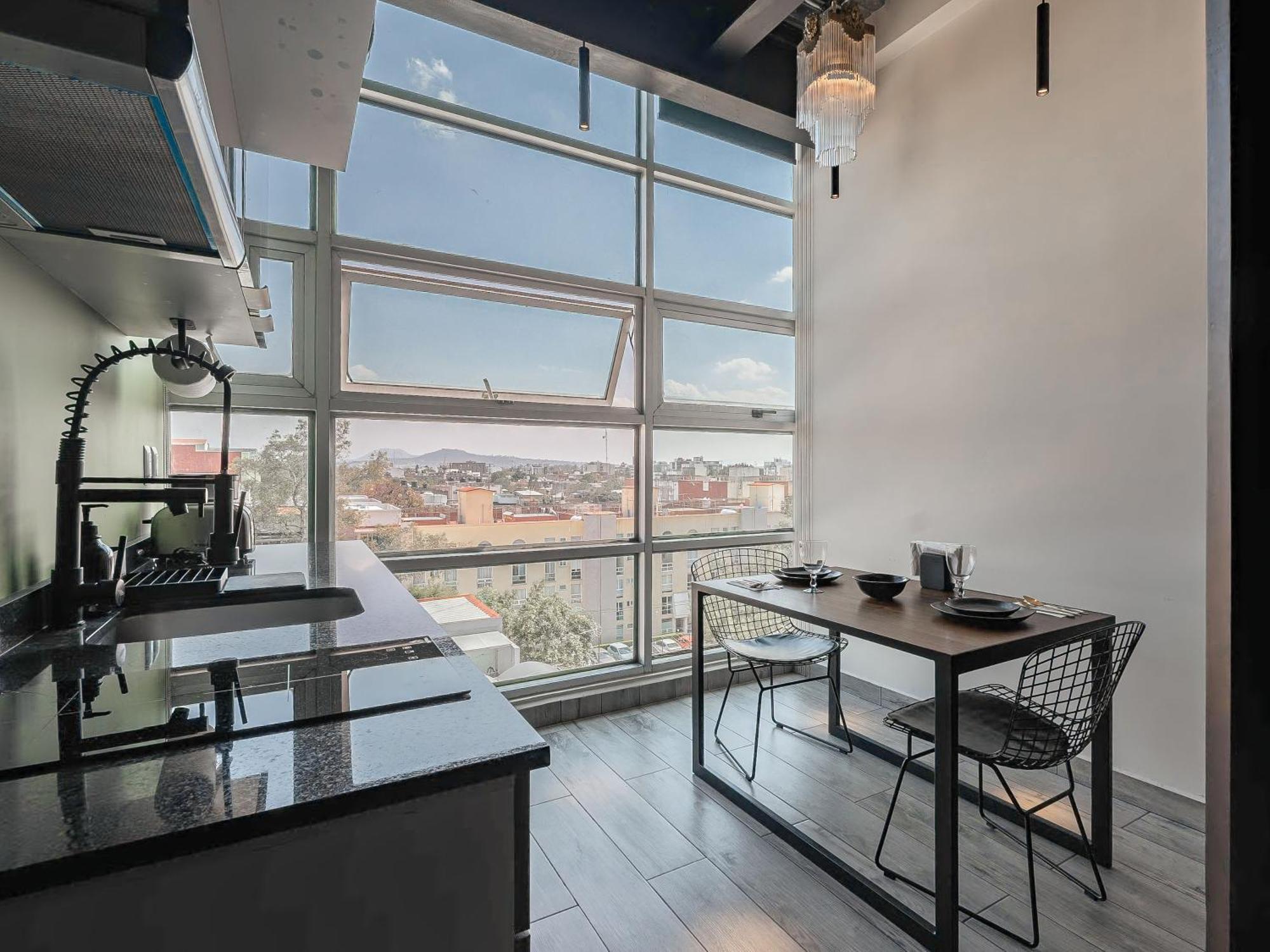The Jungle Loft Tropical Comfort In A Centric Location With Kitchen Mexico City Luaran gambar